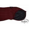 WOODLANDS BURGUNDY QUILTED WHIPPET COAT WARM THERMAL