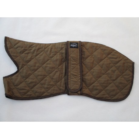 Woodlands Dark Fawn Quilted Lightweight Whippet Coat