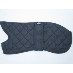 Woodlands Navy Quilted Whippet Coat Fleece Lined