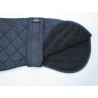 Woodlands Navy Quilted Fleece Lined Whippet Coat