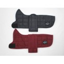 Woodlands Dachshund Lightweight Quilted Coat Navy or Burgundy