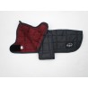 Woodlands Dachshund Lightweight Quilted Coat Navy or Burgundy