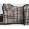 DACHSHUND COAT BROWN DOG TOOTH WOOL