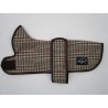 DACHSHUND COAT BROWN DOG TOOTH WOOL