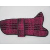 Woodlands Cerise Wool Dachshund Coat