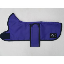 PURPLE DACHSHUND COAT RAIN MAC COTTON LINED