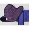 PURPLE DACHSHUND COAT RAIN MAC COTTON LINED