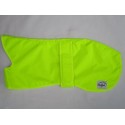 Woodlands Whippet Florescent Yellow Rain Mac Cotton Lined