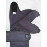 WOODLANDS Dark Purple Quilted Dachshund Coat Fleece Lined