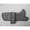 DACHSHUND COAT GREEN DOG TOOTH WOOL