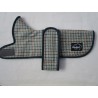 DACHSHUND COAT GREEN DOG TOOTH WOOL