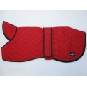 WOODLANDS GREYHOUND LIGHTWEIGHT RED QUILTED FLEECE LINED COAT