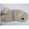 WOODLANDS WHIPPET ZIPPED HI NECK BEIGE WARM FLEECE COAT