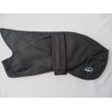 WOODLANDS Waterproof Black Whippet Coat Flamingo Pink Fleece Lining