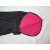 WOODLANDS Waterproof Black Whippet Coat Flamingo Pink Fleece Lining