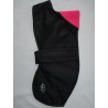 WOODLANDS Waterproof Black Whippet Coat Flamingo Pink Fleece Lining