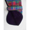 WOODLANDS WOOL Norfolk Whippet Coats - Multi Coloured Pink Purple Blue Pattern