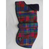 WOODLANDS WOOL Norfolk Whippet Coats - Multi Coloured Pink Purple Blue Pattern